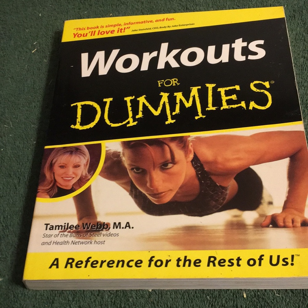 “Workouts for Dummies” Oversized paperback
